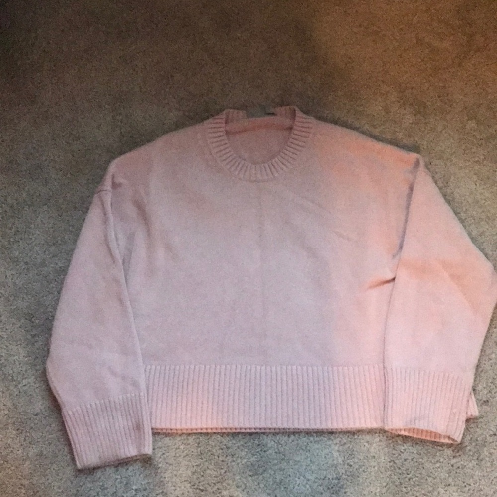 Everlane Soft Cotton Square Crew Sweater Large